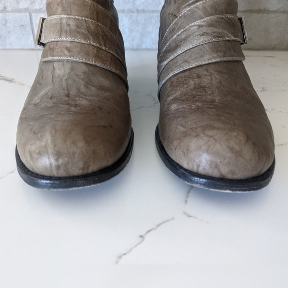 THOMAS WYLDE EUC ash skull moto boots - Picture 6 of 12